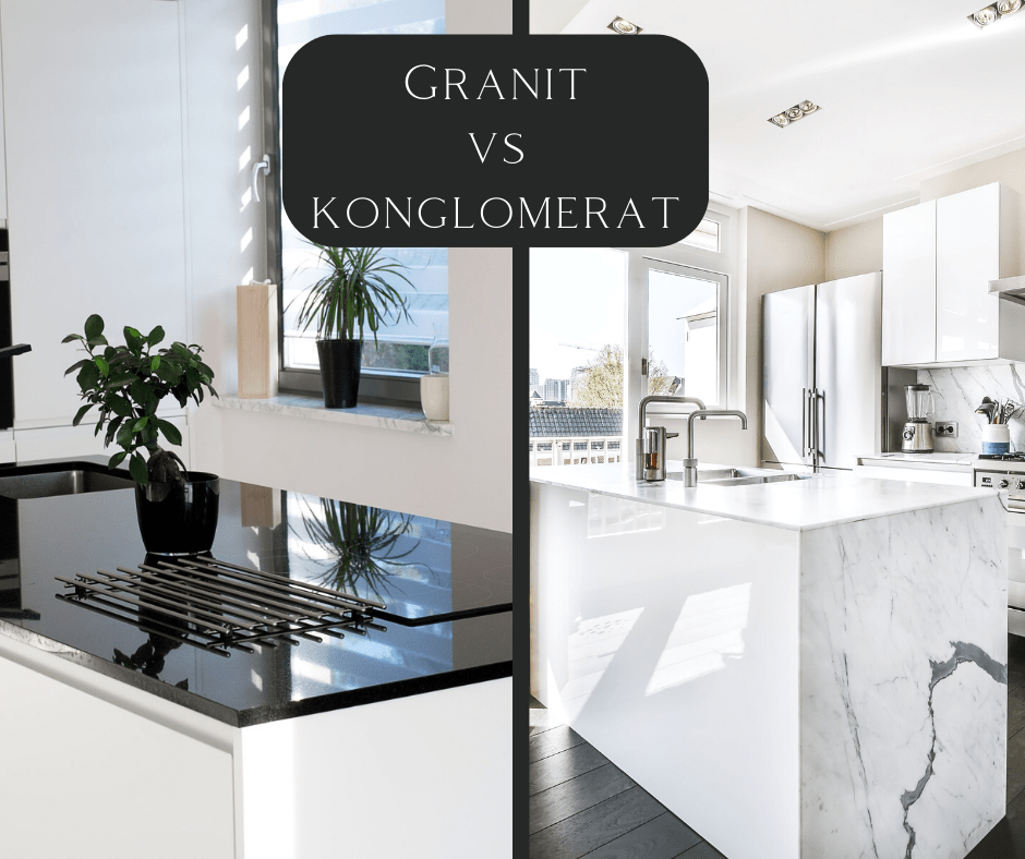 blaty kuchenne z granitu czy konglomeratu, granit vs konglomerat