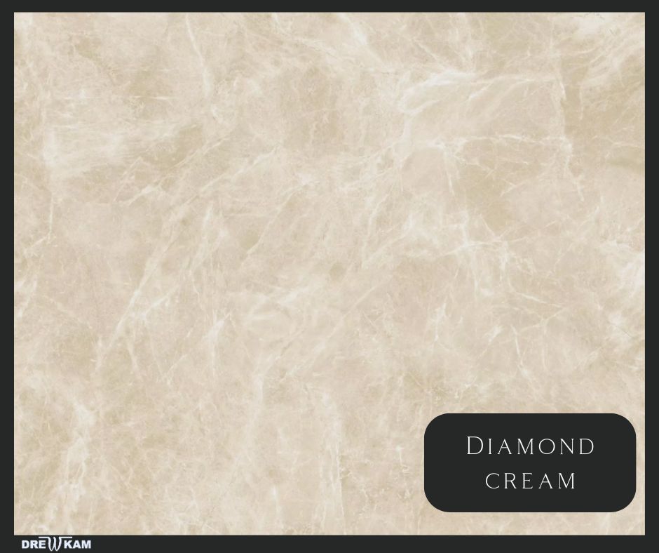 diamond cream Laminam, beżowe blaty kuchenne