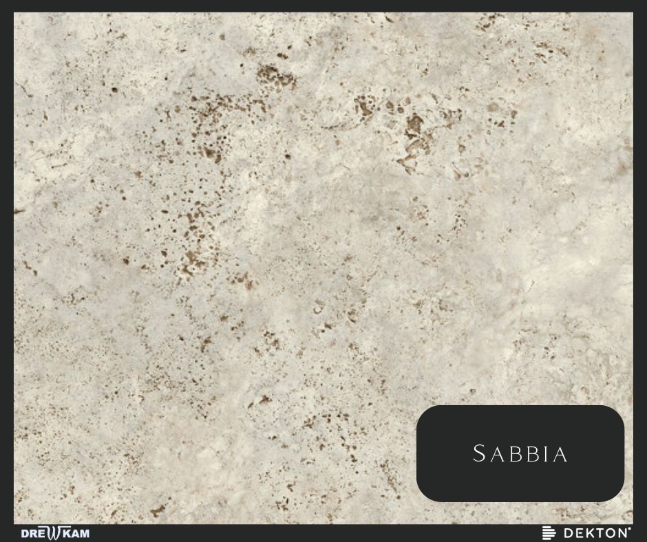 Sabbia Dekton, spiek kwarcowy, beżowe blaty kuchenne