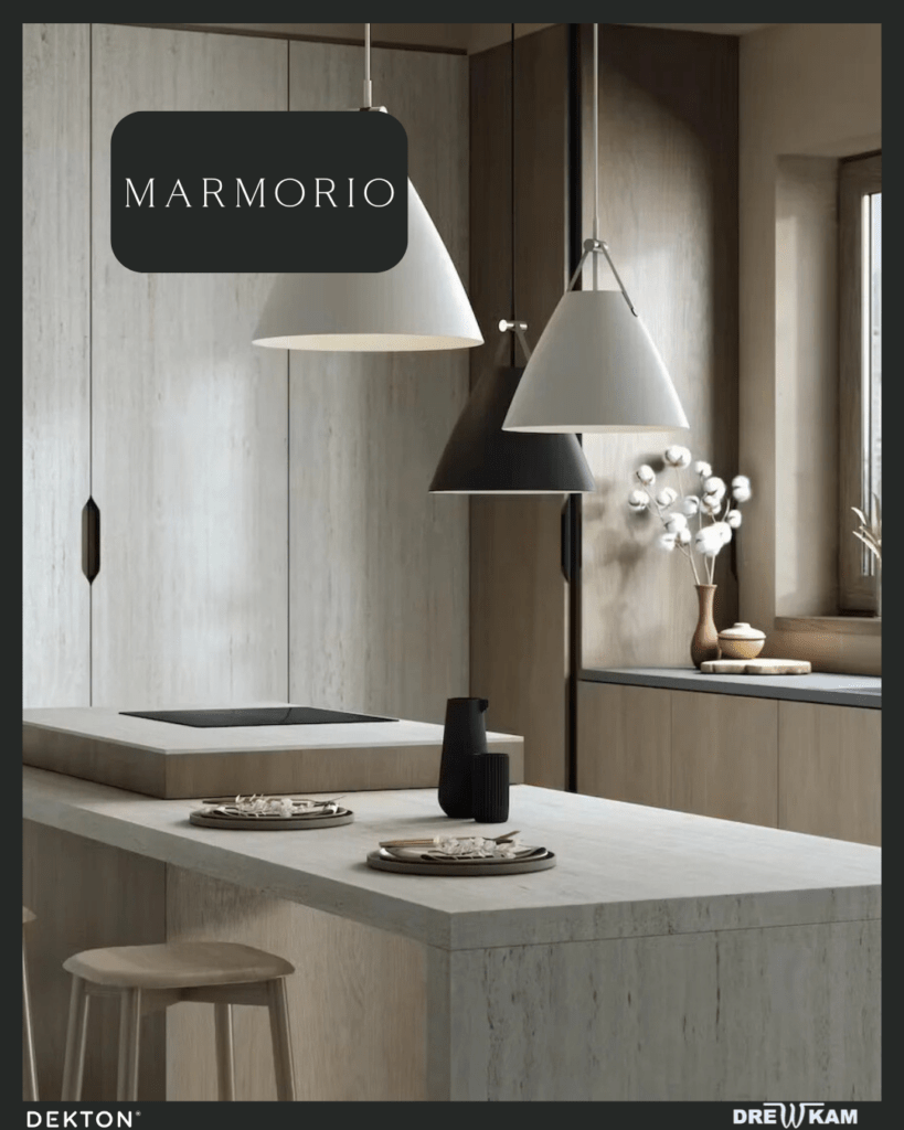 Nowości dekton i Silestone, Marmorio dekton