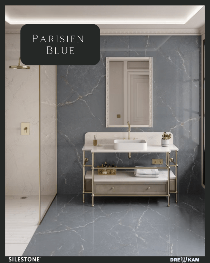 Nowości dekton i Silestone, Parisien Blue Silestone