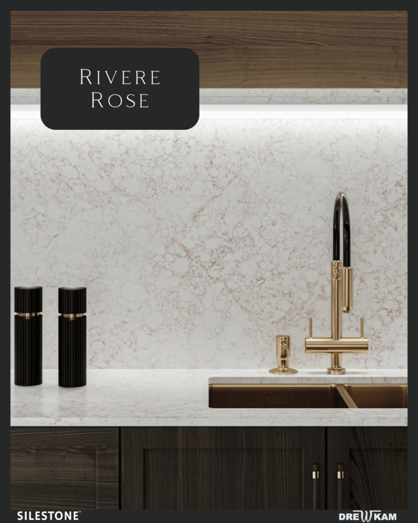 Nowości dekton i Silestone, Rivere Rose Silestone
