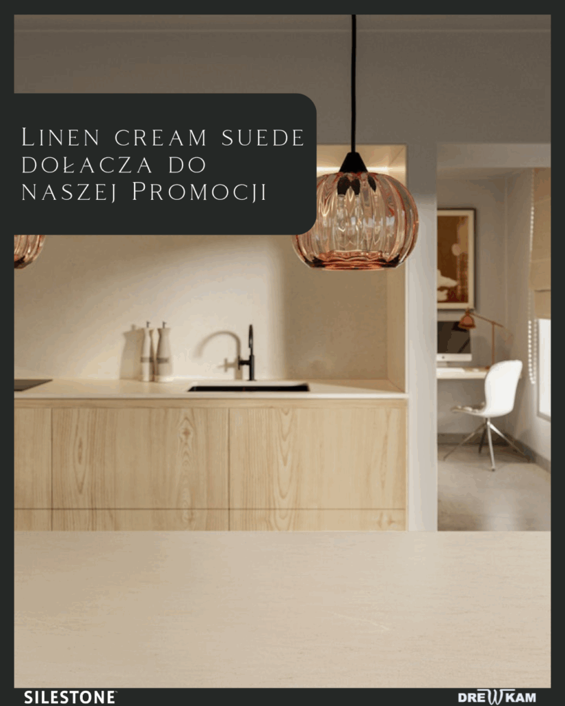 nowe materiały w promocji, silenstone linen cream suede