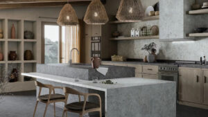 Blaty kuchenne Dekton Saabbia, piaskowy blat