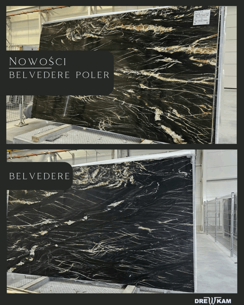 Nowa dostawa materiałów, belvedere