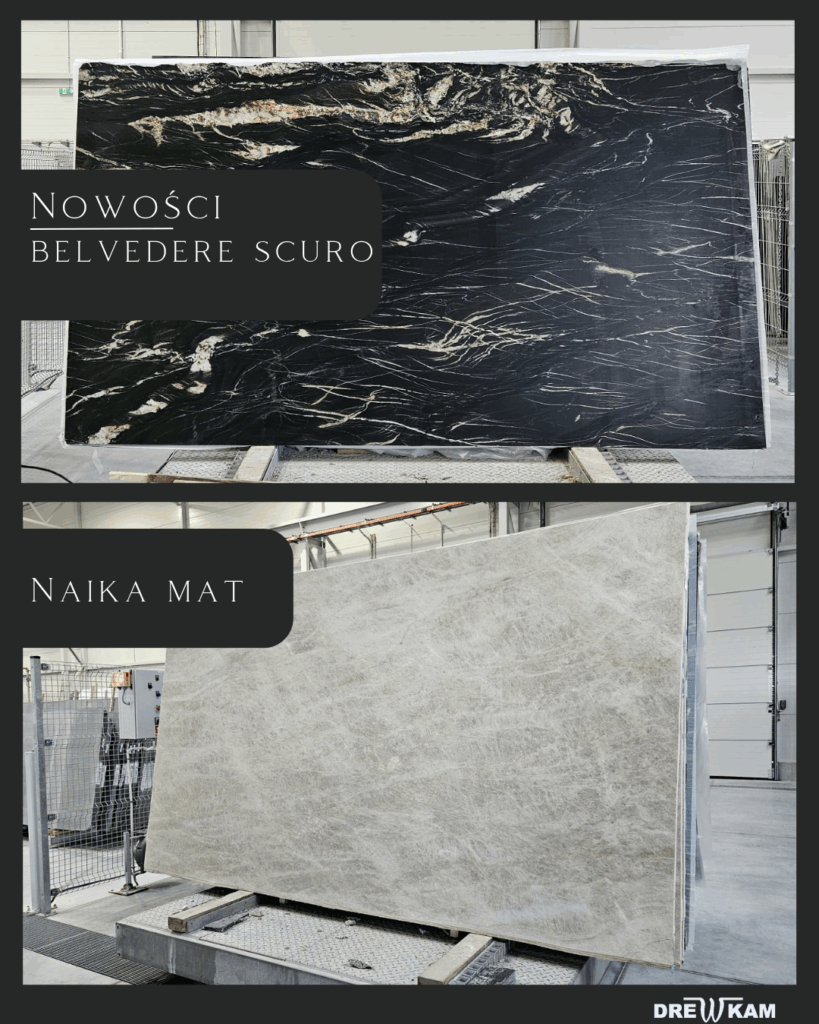 Nowa dostawa materiałów, belvedere