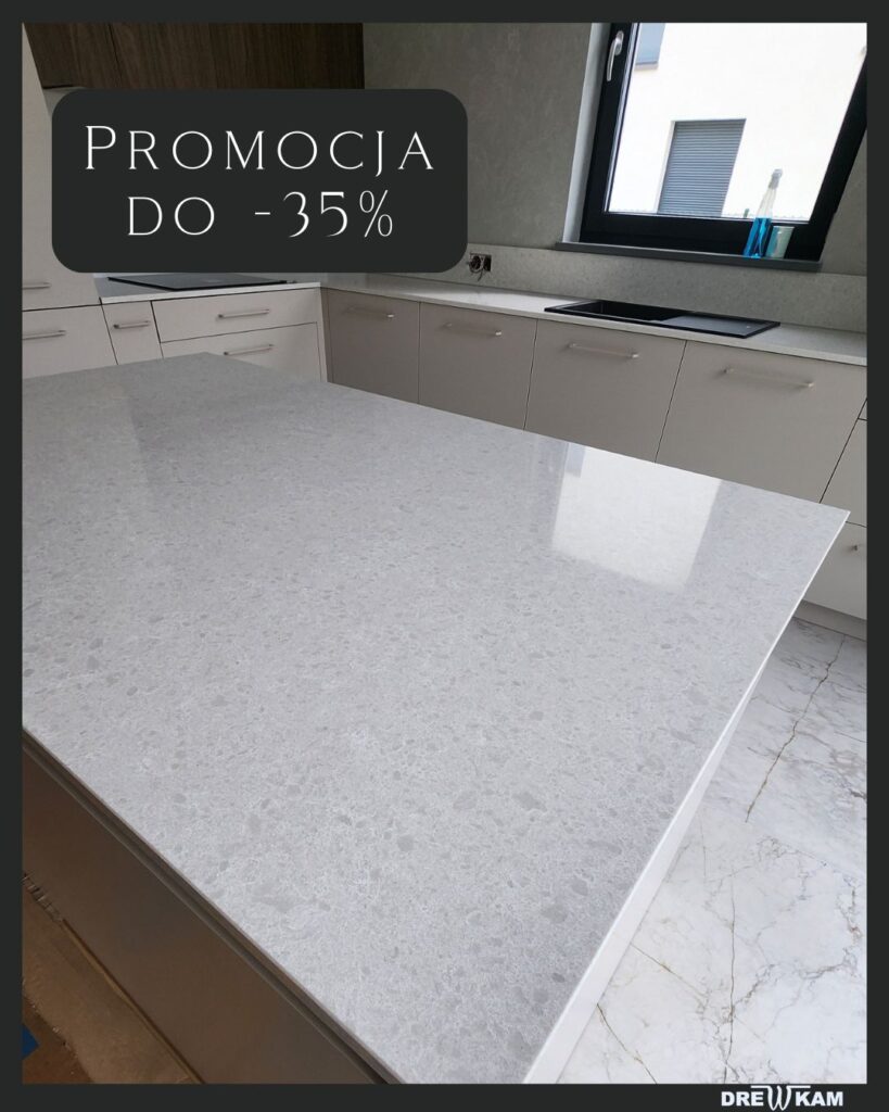 Promocja do -35%, noble quarzite technistone, wyspa kuchenna, blat kuchenny