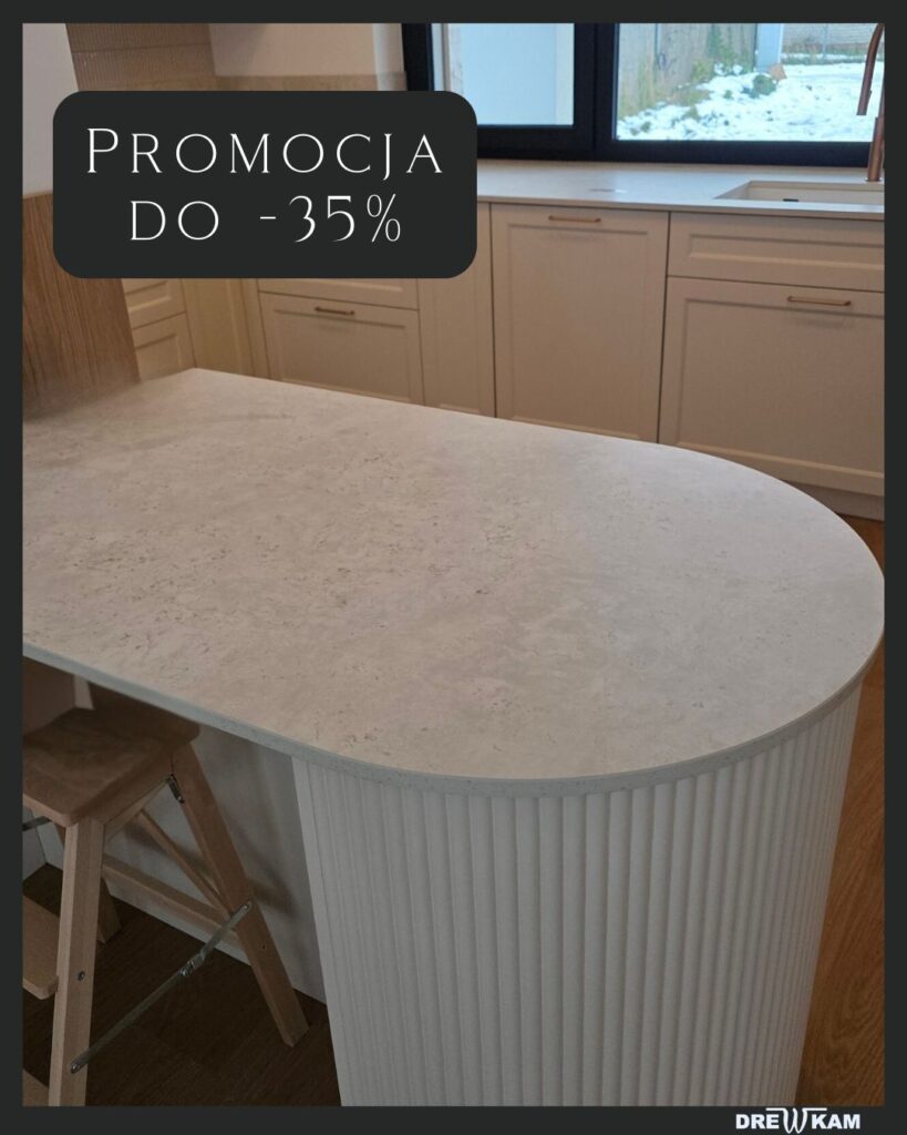 Promocja do -35%, Dekton Sabbia, blat i wyspa kuchenna
